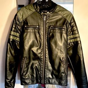 Like new pleather bomber